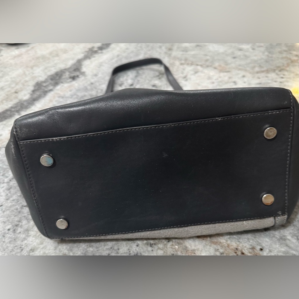 Michael Kors Back and Silver Tote with Metallic Accent - Picture 5 of 5
